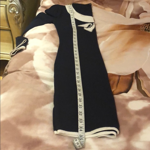 Sexy Fitted Blue Dress - Picture 4 of 4